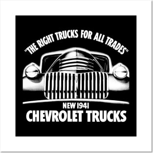 chevrolet trucks Posters and Art